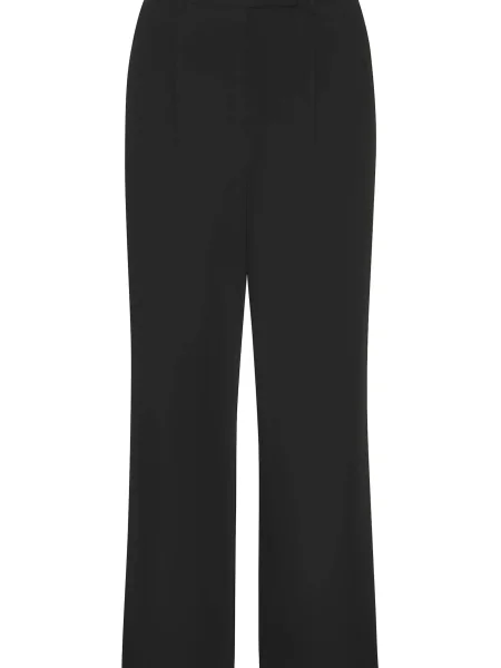 LASCANA Pantaloni cu dungă negru