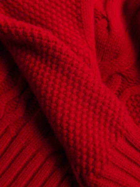 Reserved Водолазка з вовни червоний