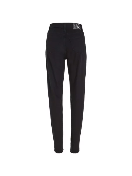 Blugi mom fit Calvin Klein Jeans negru