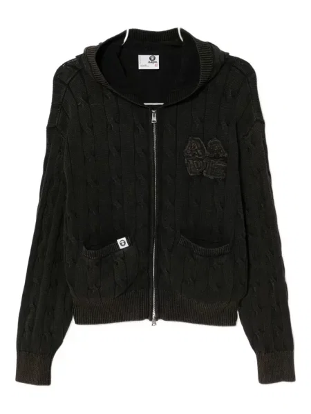 Hanorac cu glugă Aape By A Bathing Ape cu broderie maro