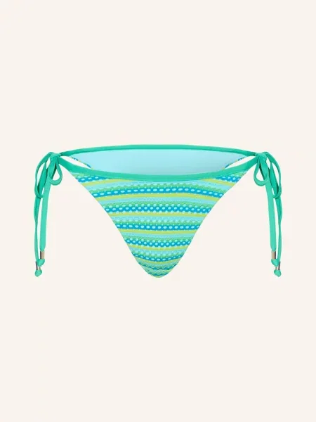 Seafolly Bikinové Kalhotky Brazilky Calypso tyrkysová/ žlutá/ světle zelená žluté
