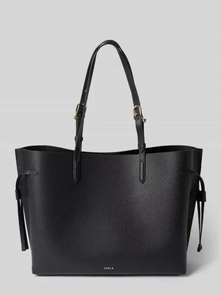 Torebka z naturalnej skóry z detalem z logo model Ava' Furla