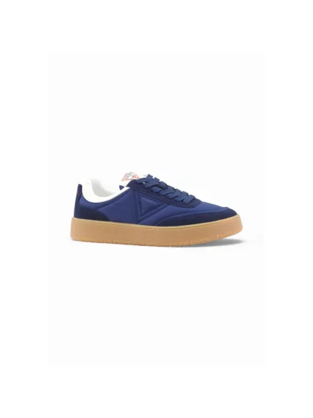 Sneakersy Guess skórzane niebieskie