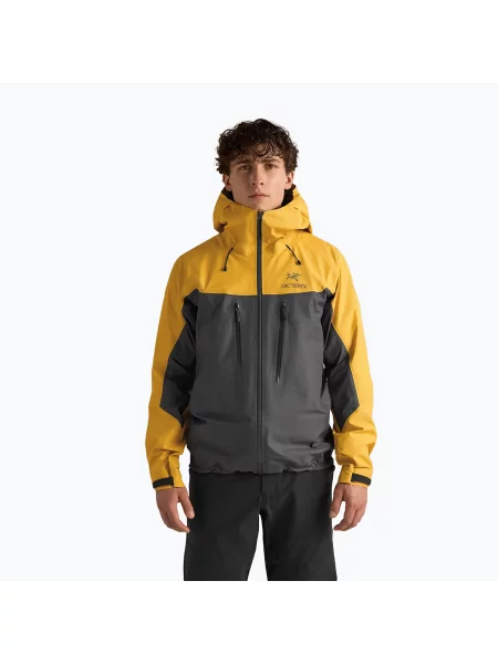 Férfi softshell dzseki Arcteryx Alpha larch/dk grey. Méret: S szürke