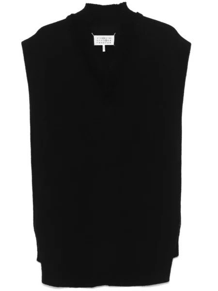 Vestă Maison Margiela tricotate negru
