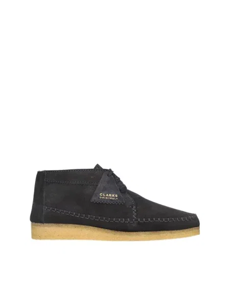 Półbuty Clarks zamszowe czarne