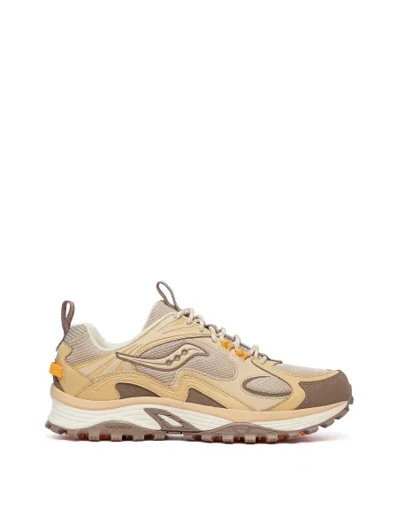 Замшевые кроссовки Saucony бежевые