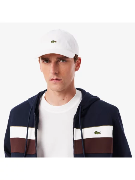 Lacoste Bluza Z Kapturem Z Blokadą Koloru Classic Fit granatowa