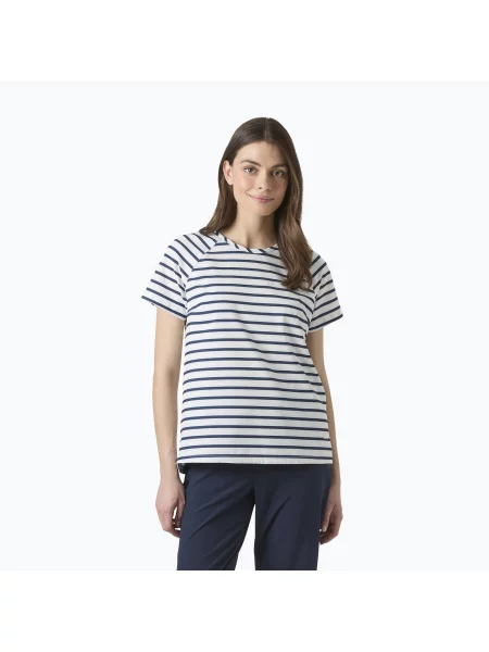 Koszulka Helly Hansen Thalia white navy stripe biała