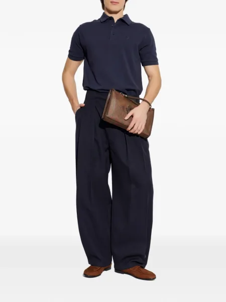 Polo Etro cu broderie albastru