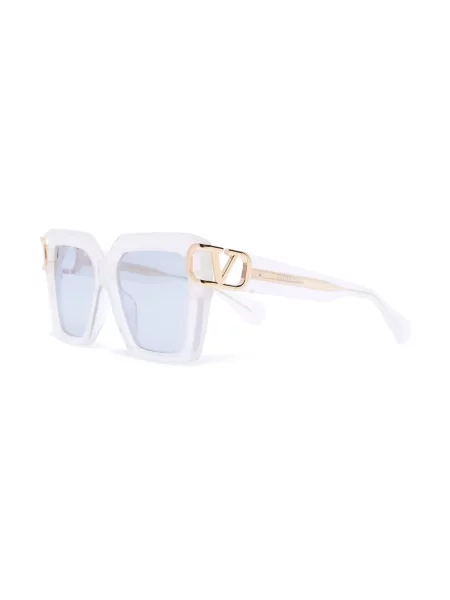 Saulės akiniai Valentino Eyewear balta