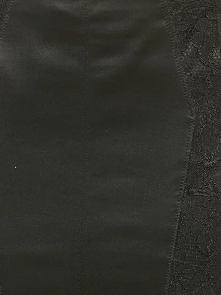 Fustă tip creion Elisabetta Franchi din satin negru