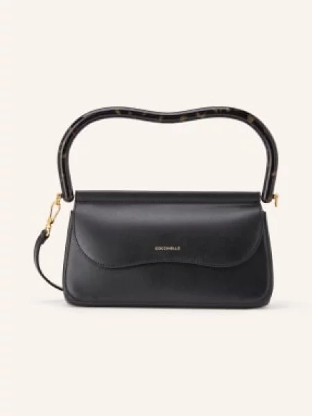 Coccinelle torebka crossbody skórzana czarna