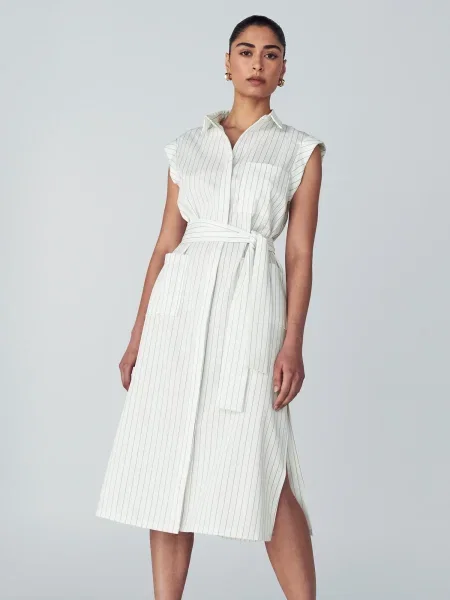 Willa Rochie tip bluză KOBE gri alb