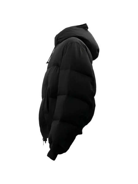 Geacă Yohji Yamamoto cu glugă negru