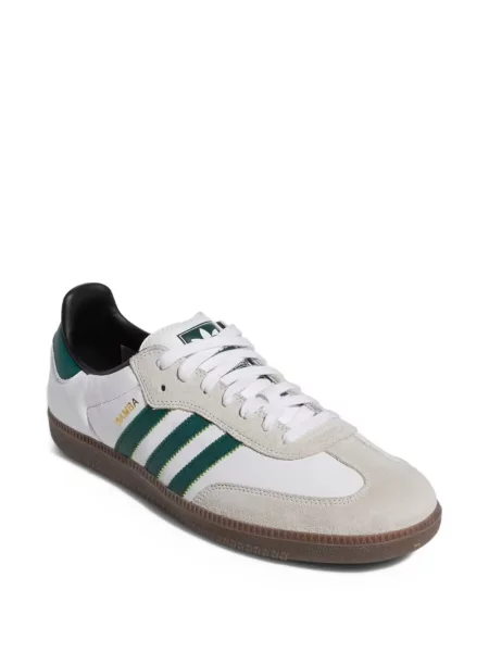 Sneakerși Adidas Samba cu dungi alb