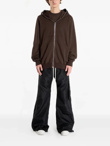 Hoodie Rick Owens Drkshdw καφέ