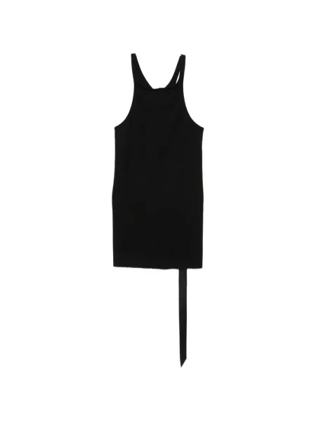 Top Rick Owens Drkshdw fără mâneci tricotate negru