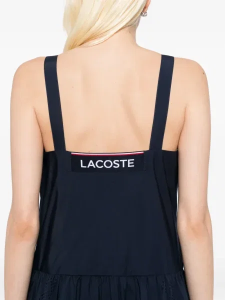 Rochie Lacoste plisată de costum albastru