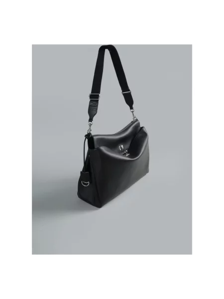 Torebka crossbody Balenciaga skórzana czarna