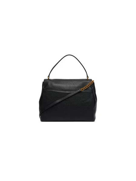 MICHAEL Michael Kors Kabelka Michael Kors Sac à main Cuir Hamilton Moderne Grand Rabat Noir' černá