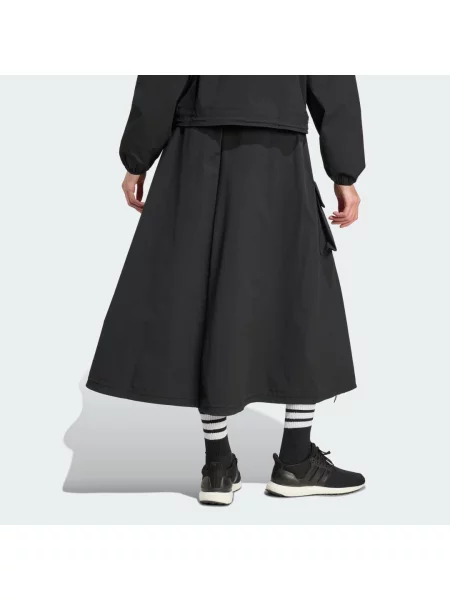 Adidas spódnica City Tech midi rozkloszowana czarny