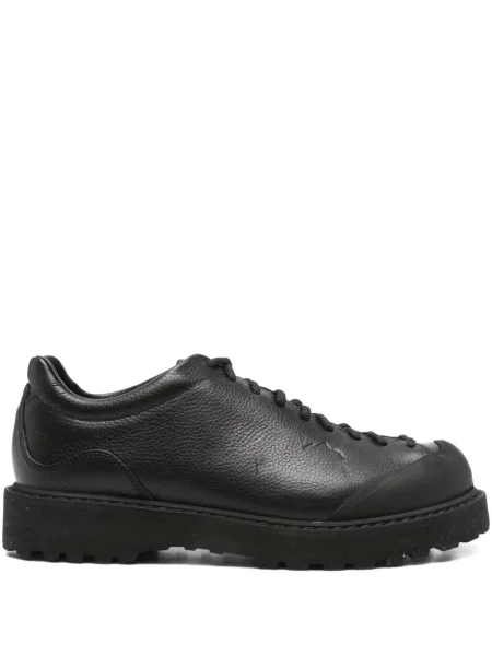 Sneakerși Diemme cu șireturi din piele negru