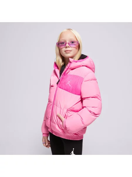 Jordan Kurtka Zimowa Essential Midweight Puffer Girl różowa