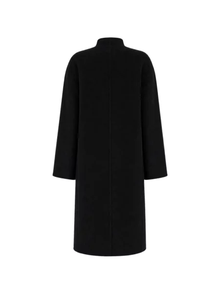 Cu centură palton Alberta Ferretti negru