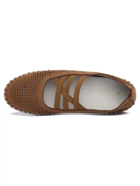 Baleríny Frau hnědé