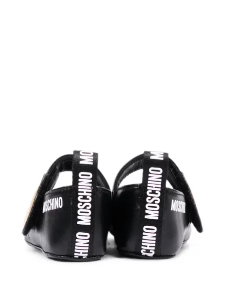 Balerinki dziecięce Moschino czarne