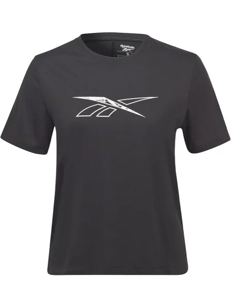 Majica Reebok s kratkimi rokavi črna