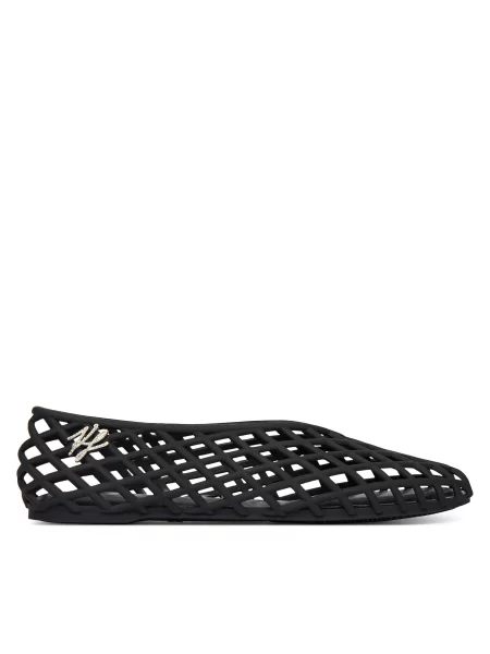 Balerinke KARL LAGERFELD Jelly Ballet črna