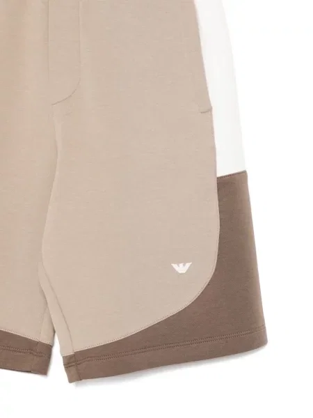 Szorty dziecięce Emporio Armani brązowe
