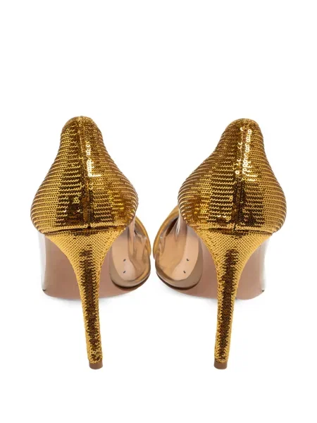 Pantofi cu toc Gianvito Rossi auriu