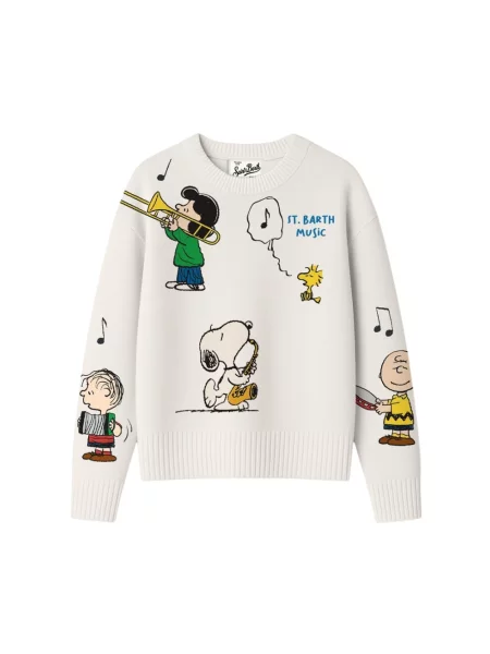 Sweter Mc2 Saint Barth biały