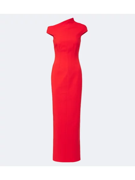 Rochie Solace London asimetrică roșu