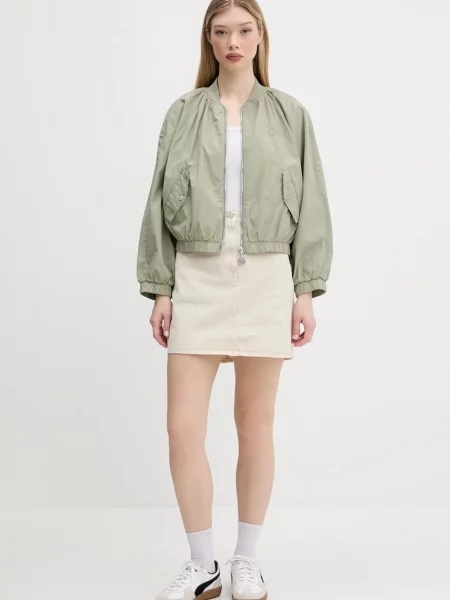 Tommy Jeans Sukňa svetlobéžová béžová