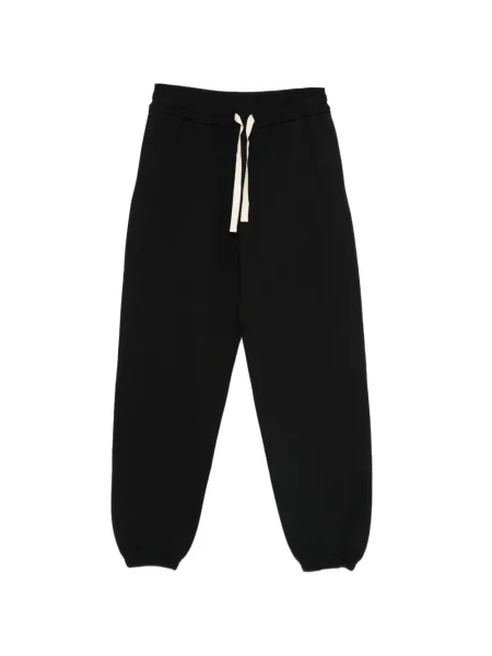 Șnur de strângere pantaloni Jil Sander cu autograf negru