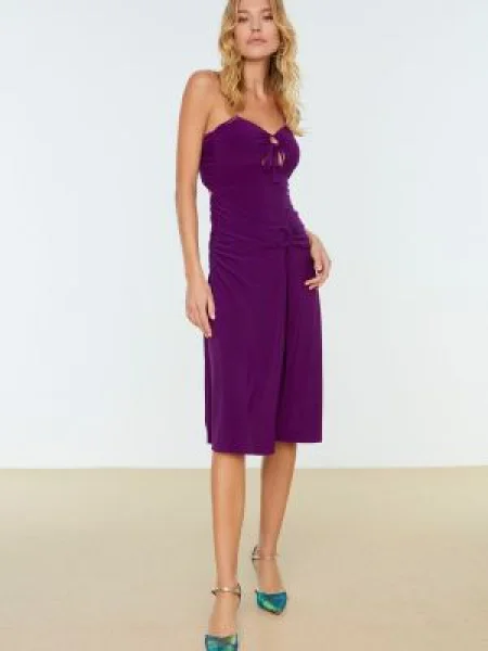 Rochie de seară Trendyol violet