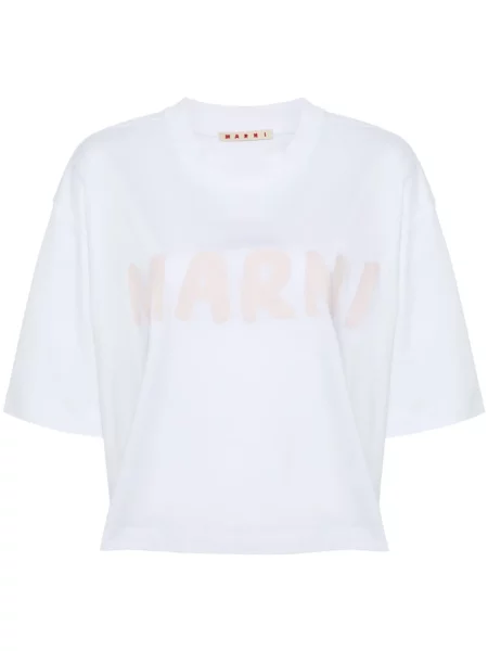 Cropp tricou Marni alb