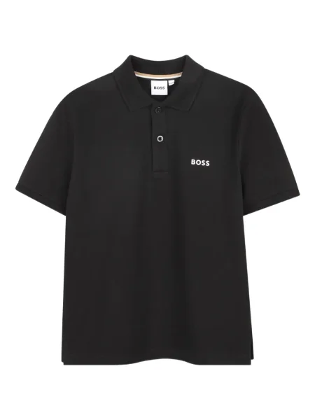 Koszulka polo dziecięca Bosswear czarna