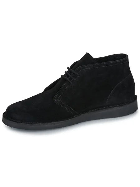 Pantofi Fred Perry din piele de căprioară negru
