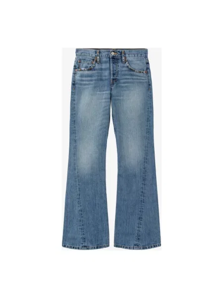 Jeansy dzwony Re/done niebieskie