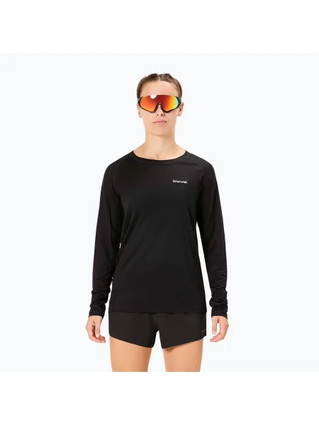 Дамски анцуг с дълъг ръкав NNormal Merino black черно