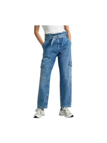 Zwężane dżinsy Pepe Jeans zwężany niebieski