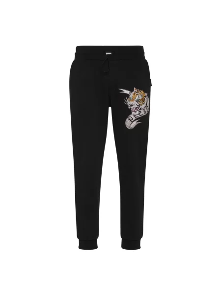 Spodnie dresowe Philipp Plein do biegania czarne