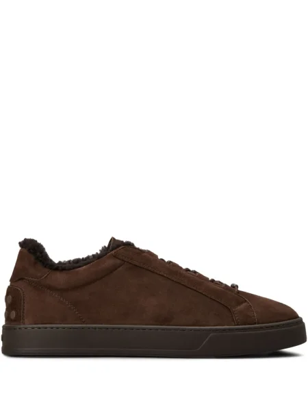 Sneakerși Tod's din piele de căprioară maro