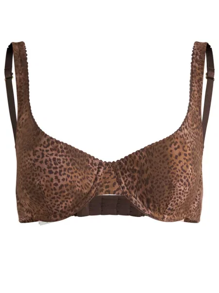 Biustonosz Fruity Booty w panterkę brązowy