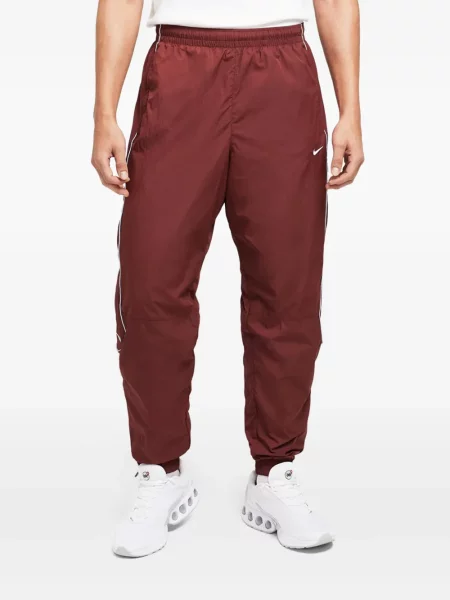 Top sport Nike din fleece plisat fără mâneci alb